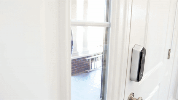 Smart lock with built-in burglar alarm.